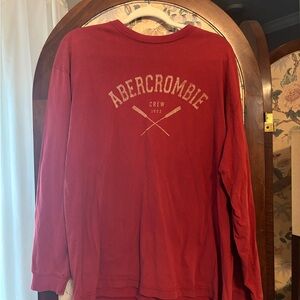 Abercrombie & Fitch Rich Red Cotton Top